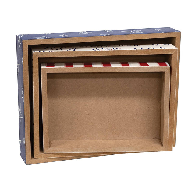 Americana Nesting Risers Set/3 | 8.5" 9.5" 11"