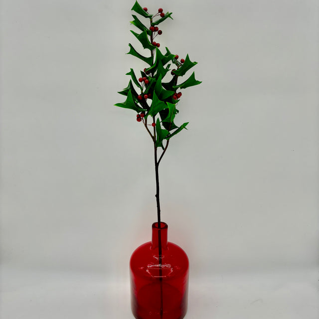 30" Fresh Cut Holly Spray