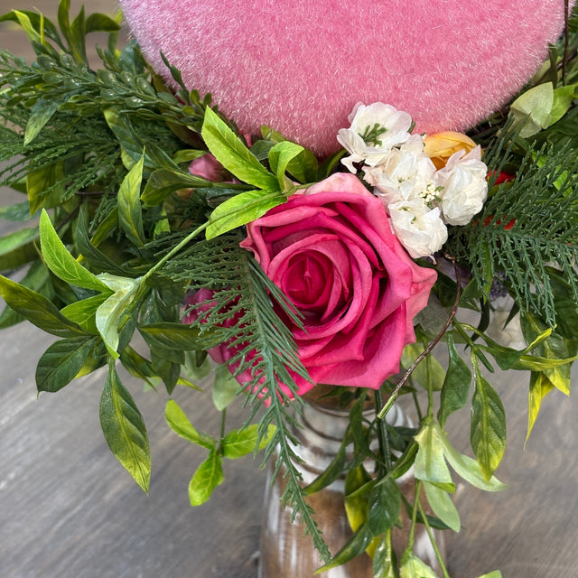 Easter Vibrance Custom Egg Candlestick Arrangement | Pink