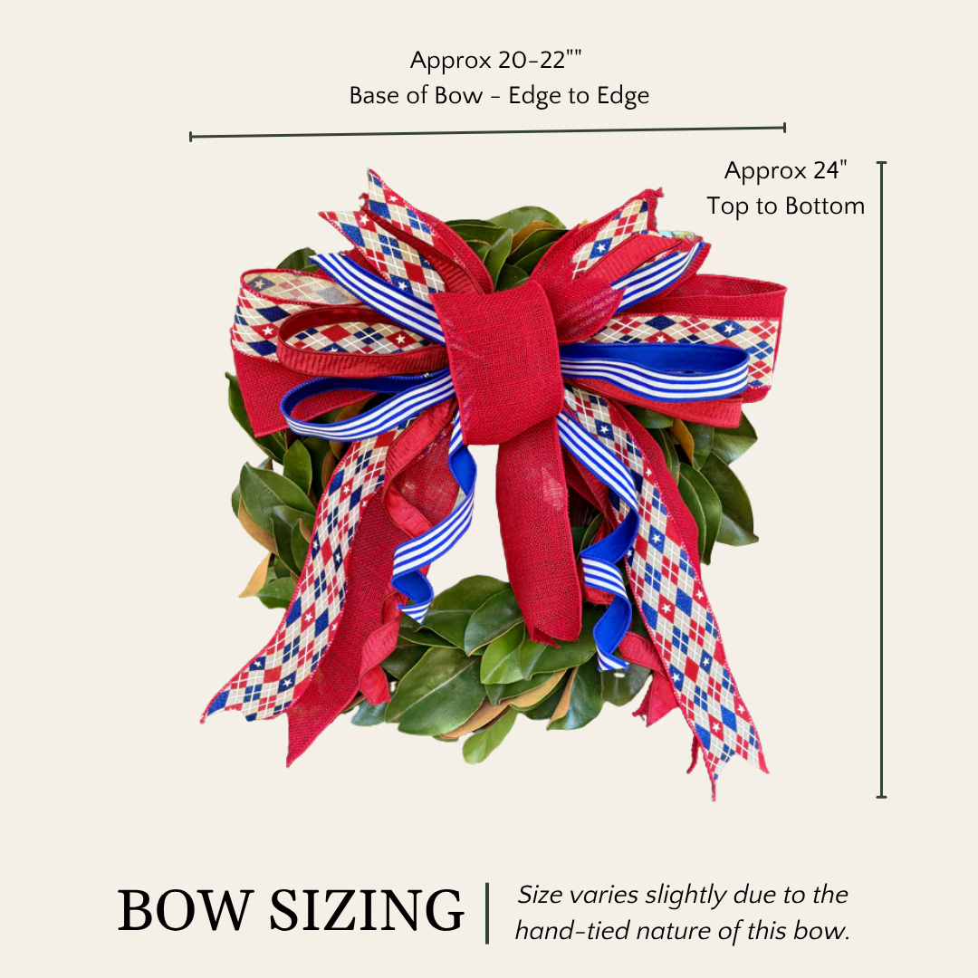 22" Summer Sparkler Handtied Designer Bow