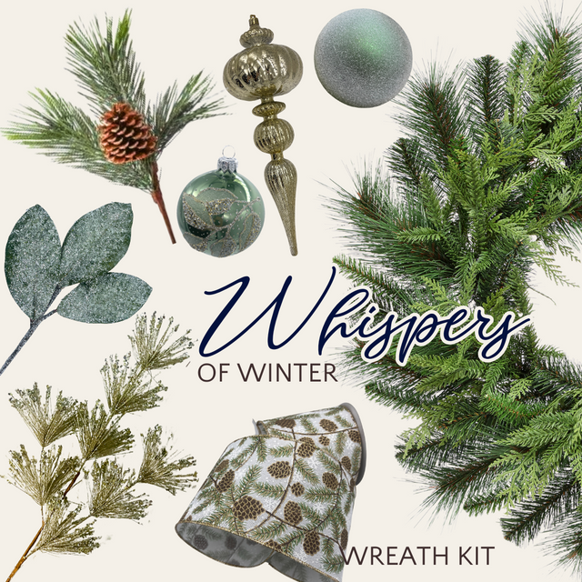 24" Whispers of Winter Wreath Kit