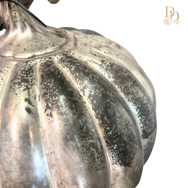 9" Glass Pumpkin