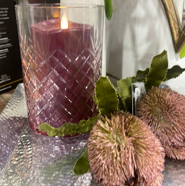 7.5" Diamond Pattern Candle Holder