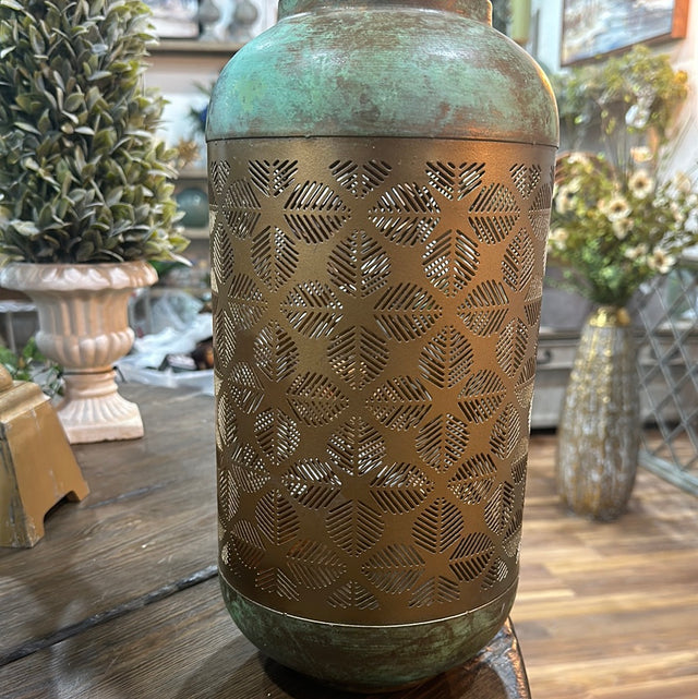14" Patina Lantern