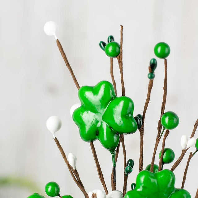 15" St. Patrick's Day Shamrock Pip Berry Pick