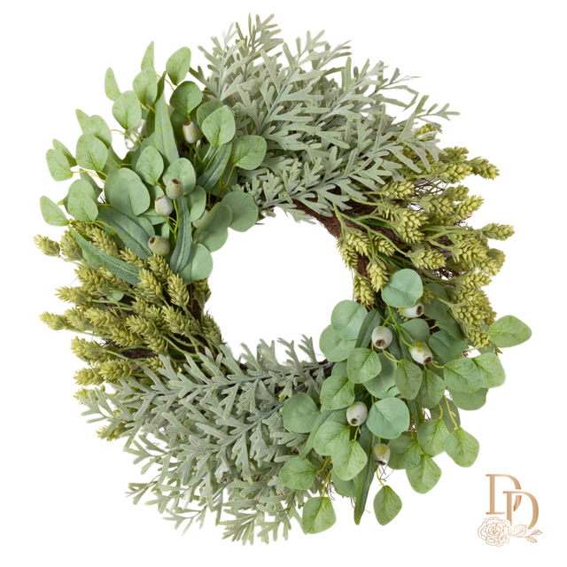 26" Pod Leaf Eucalyptus Wreath