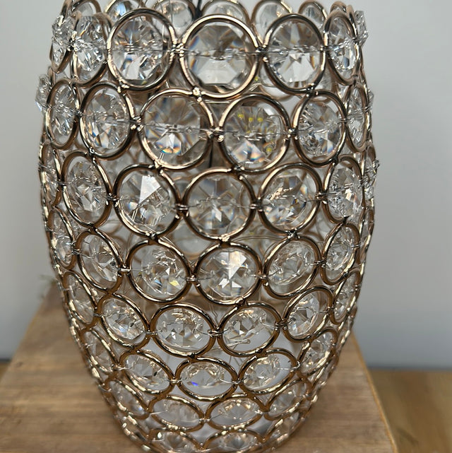 6" Opulent Jewel LED Oval Vase