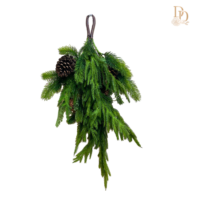 27" Real Touch Norfolk, Spruce & Juniper Teardrop