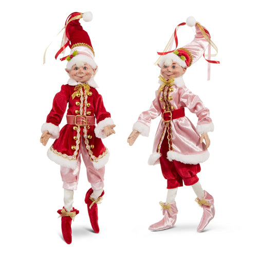 16" Posable Christmas Elf | 2 Styles Available