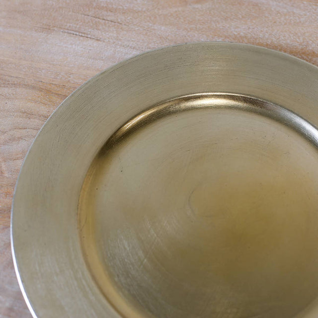 13" Classic Charger Plate | Champagne