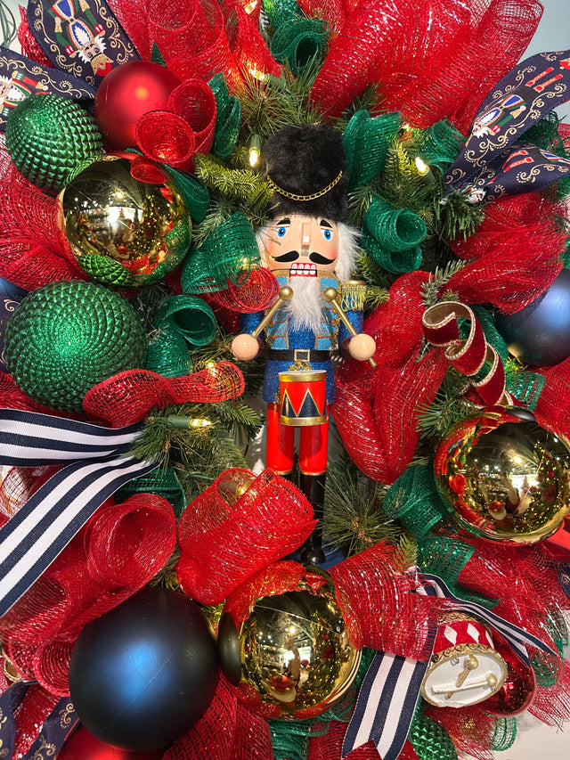 "Nutcracker" Signature Designer Wreath