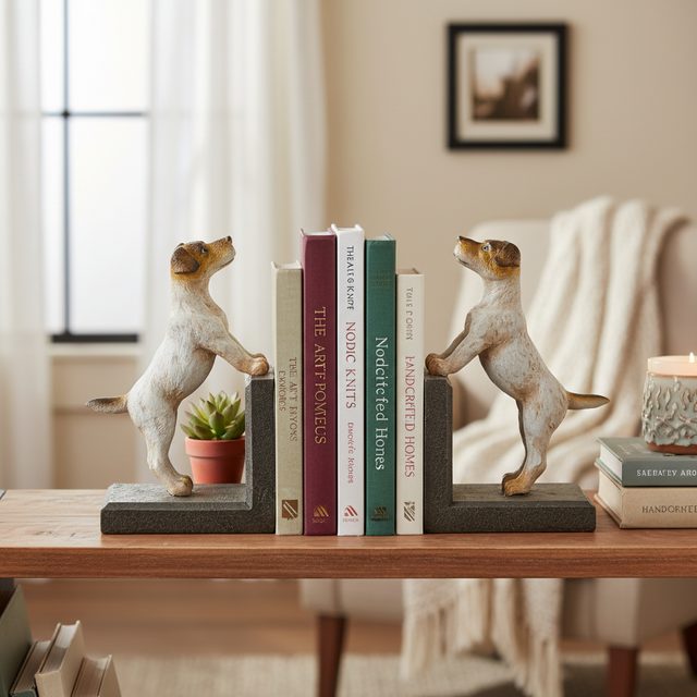 6" Dog Bookends | Set/2