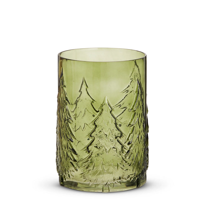 8.5" Green Tree Container
