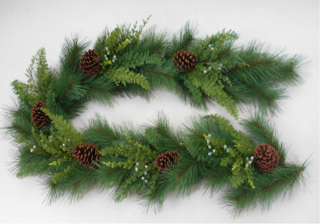 48" Juniper/Pine/Cone Mix Garland