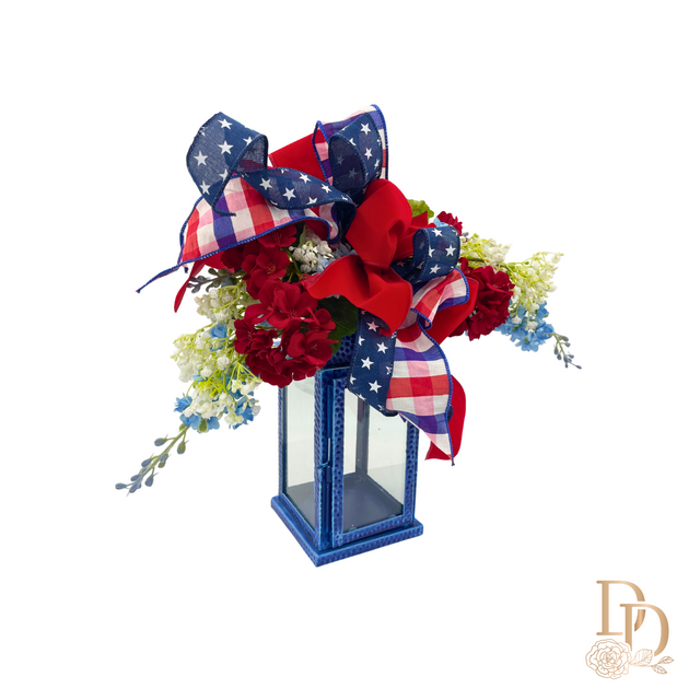 21"/14" Custom Signature Lantern of Liberty Arrangement | Large OR Small