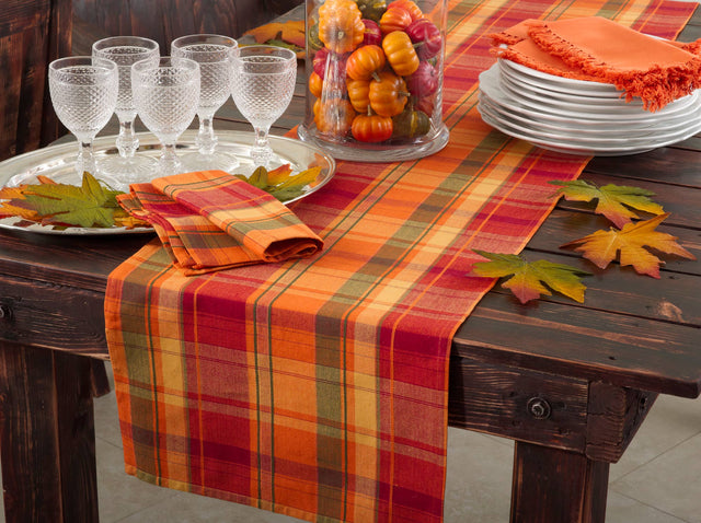 20" Terracotta Harvest Design Napkin