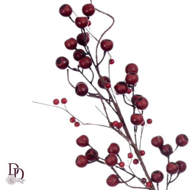 31" Artificial Fall Berry Spray | Dark Red or Yellow