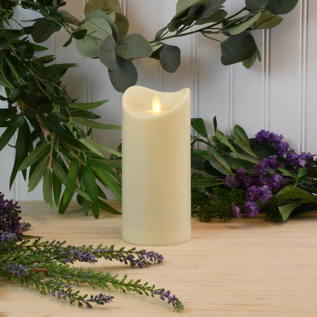 Battery-Operated 7" Pillar Candle with Moving Flame