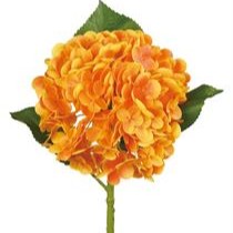 20" Natural Touch Orange Hydrangea