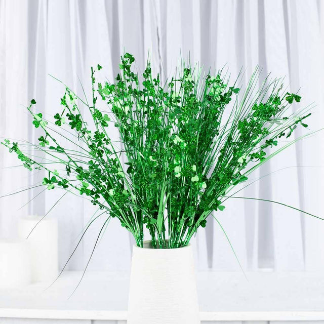 19" Hologram Shamrock Spray