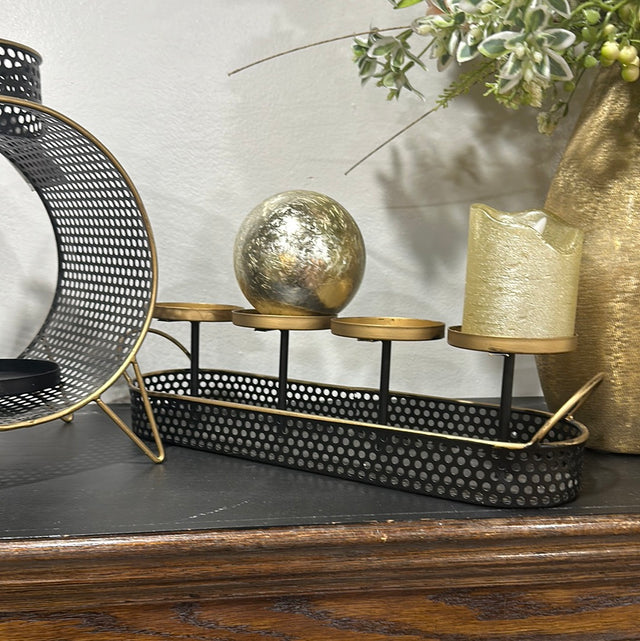 14" Pillar X4 Candle Holder