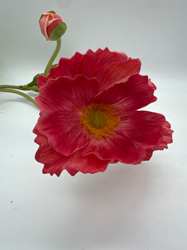 23" Real Touch Poppy Stem