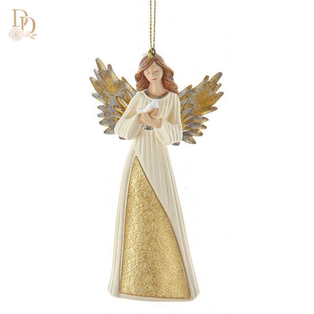 6” Gold Angel Ornaments