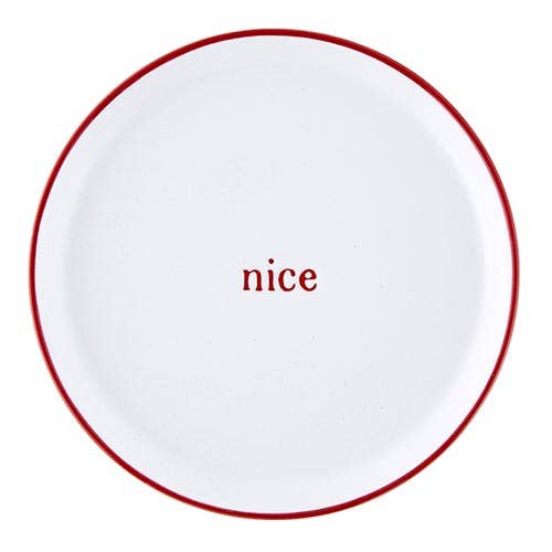 Face to Face Holiday Appetizer Plates, Set of 4