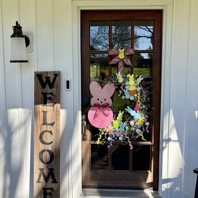 24" Peep Peep Hooray Designer Easter Wreath