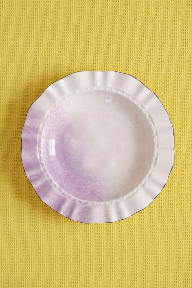 Winter Sunset Plates