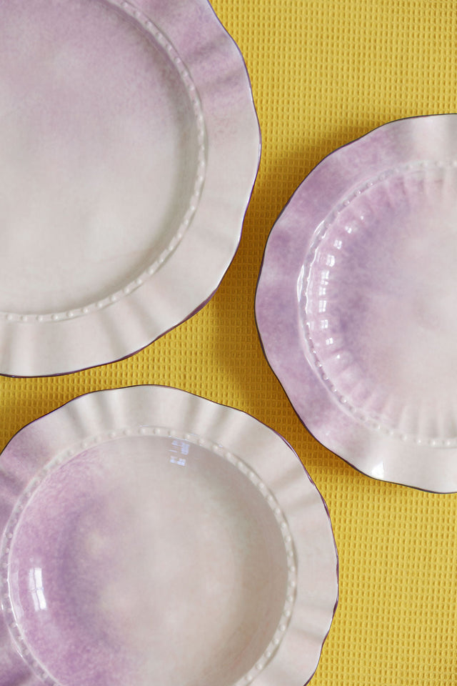 Winter Sunset Plates