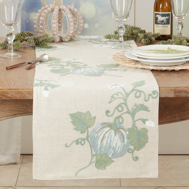 16"x70" Pumpkin Harvest Table Runner