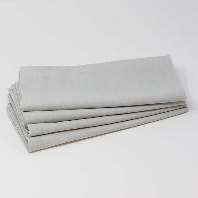 Solid Grey Cloth Napkin Set of 4