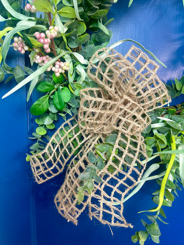“Country Road” Designer Wreath 26"