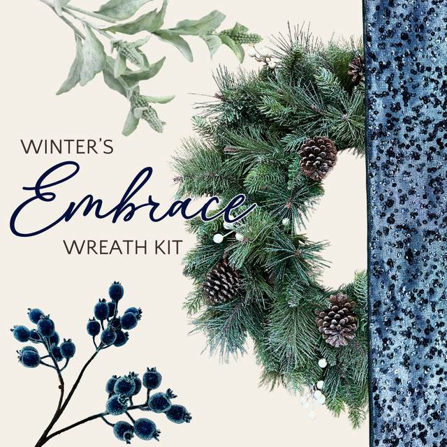 30" Winter's Embrace Wreath Kit