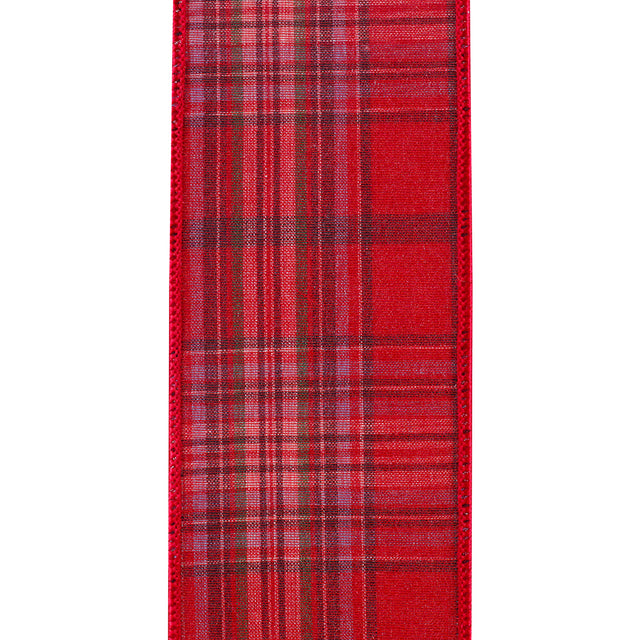2.5" x 10YD Regents Plaid Wired Ribbon