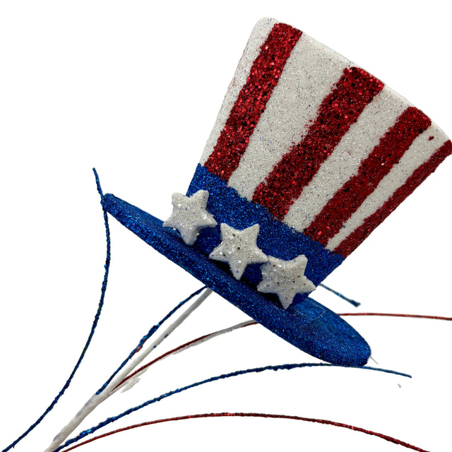 29" Red, White & Blue USA Top Hat Spray