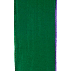 4"X5YDS Stripe Trimming Overlay Dupioni Deluxe Wired Edge Ribbon