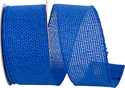 2.5" x 10YDS Royal Blue Jute America Ribbon