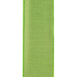 2.5"X10YDS Lime&Fuchsia Dupioni Reversal Deluxe Backed Wired Edge Ribbon