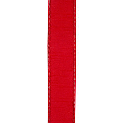 1.5"X10YDS XO Hugs&Kisses Dupioni Backed Wired Edge Ribbon