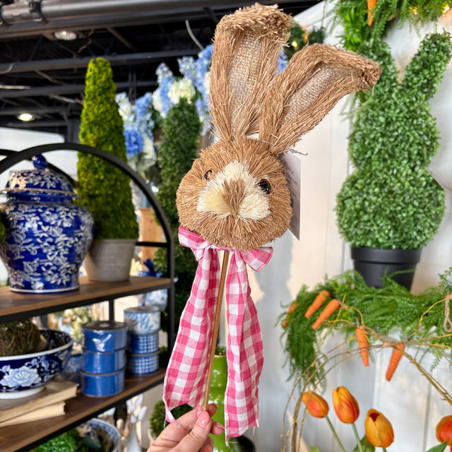 23" Bunny Head with Bow