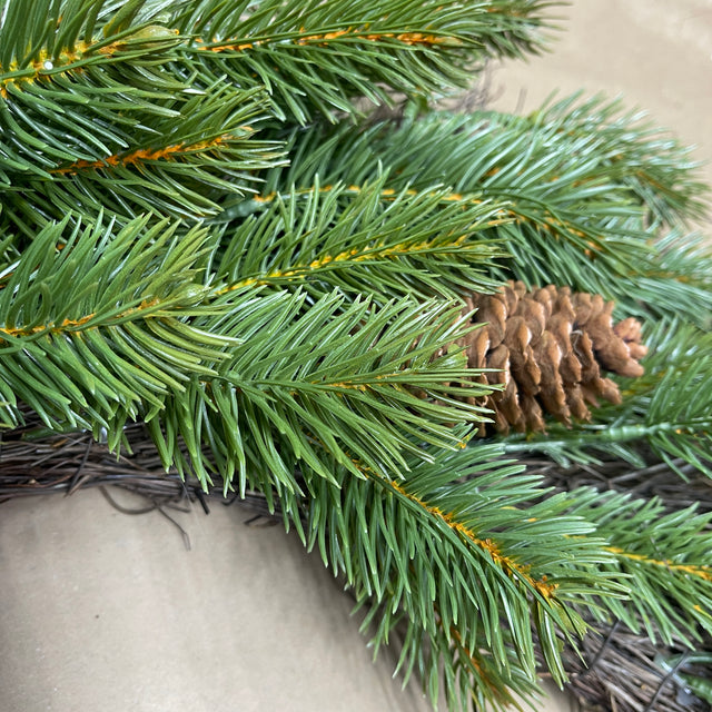 30" Angel Pine Winter Wreath