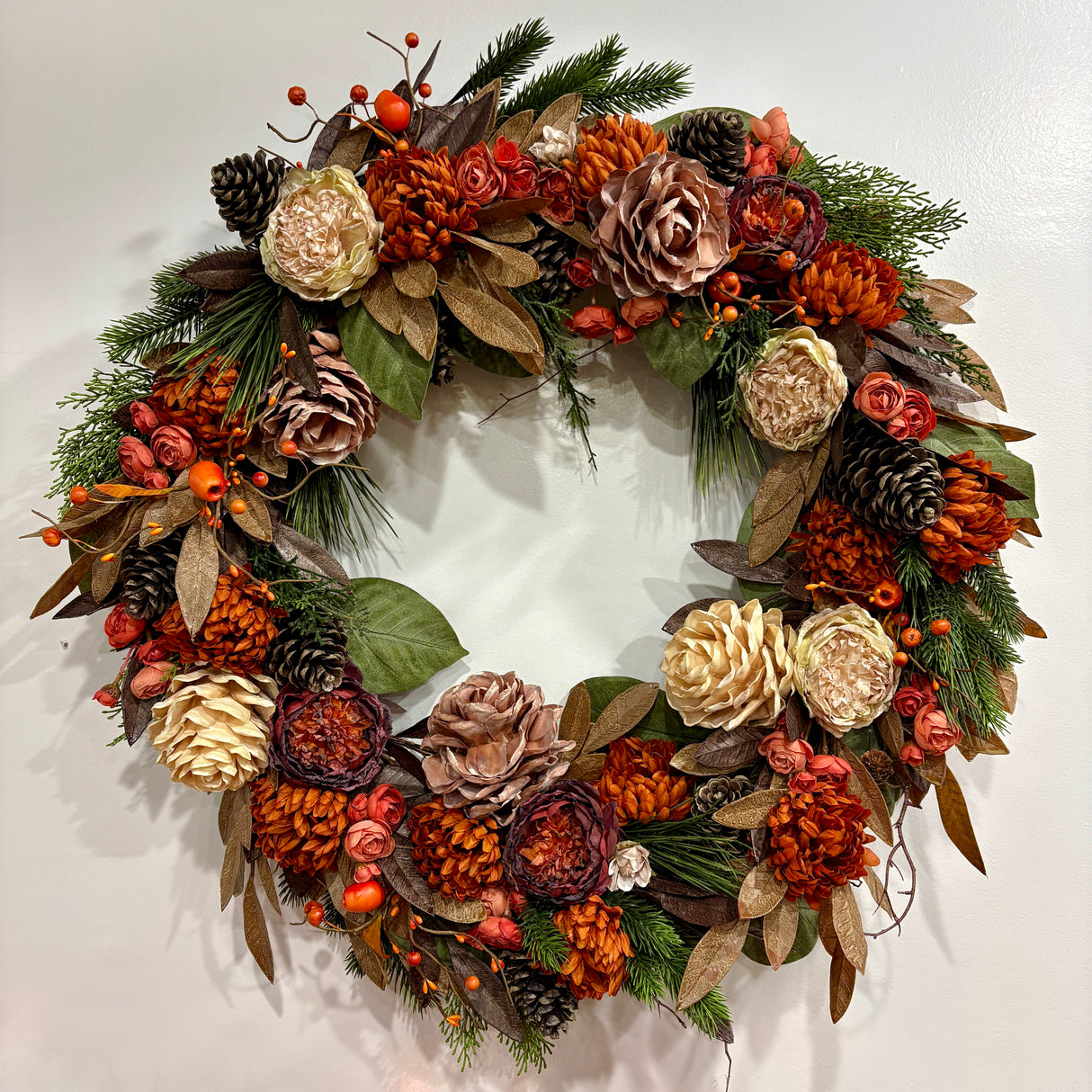 24" Harvest Gratitude Custom Fall Wreath