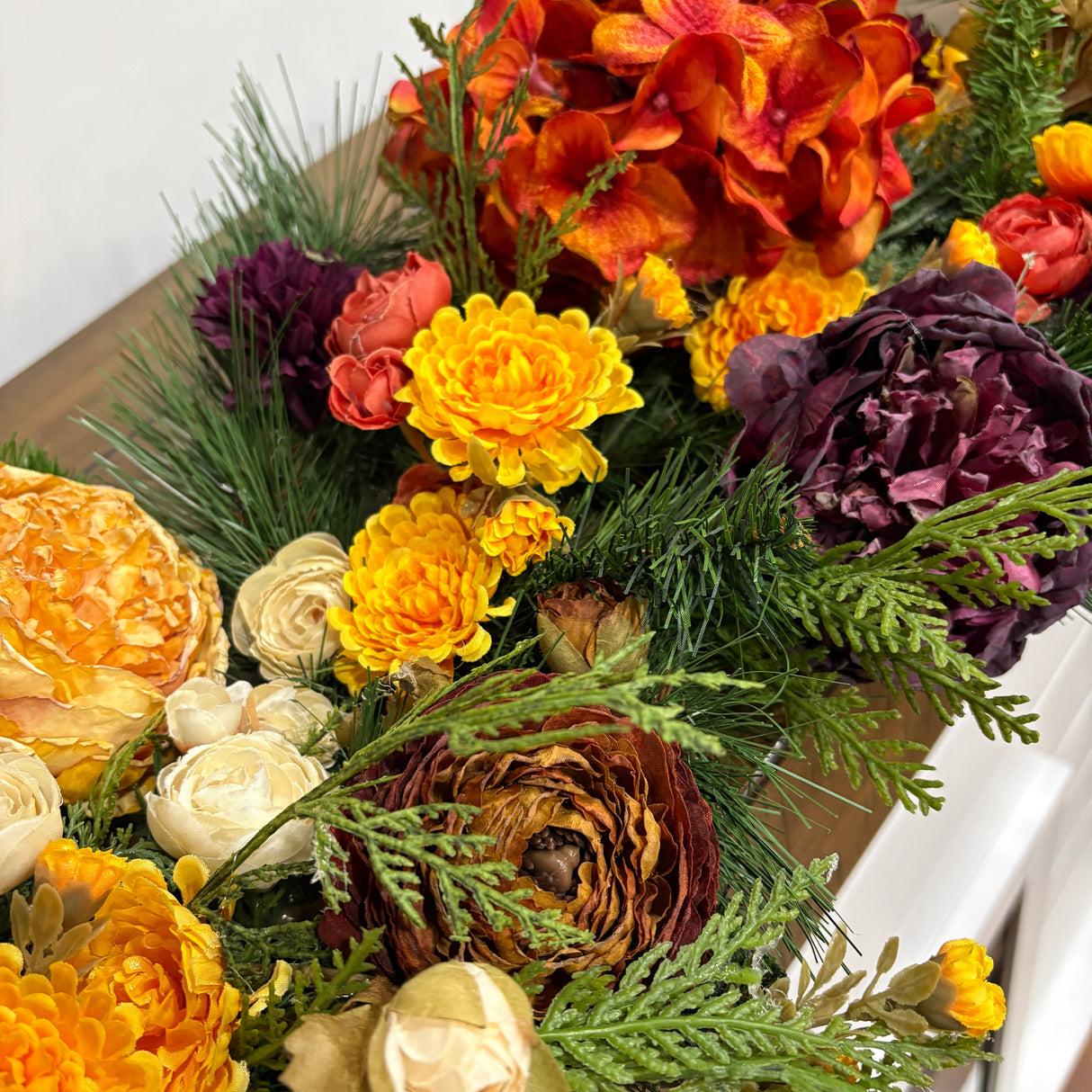 48" Brûléed Bloom Designer Garland
