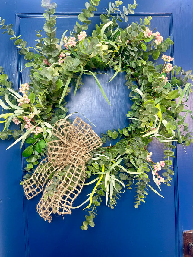 “Country Road” Designer Wreath 26"