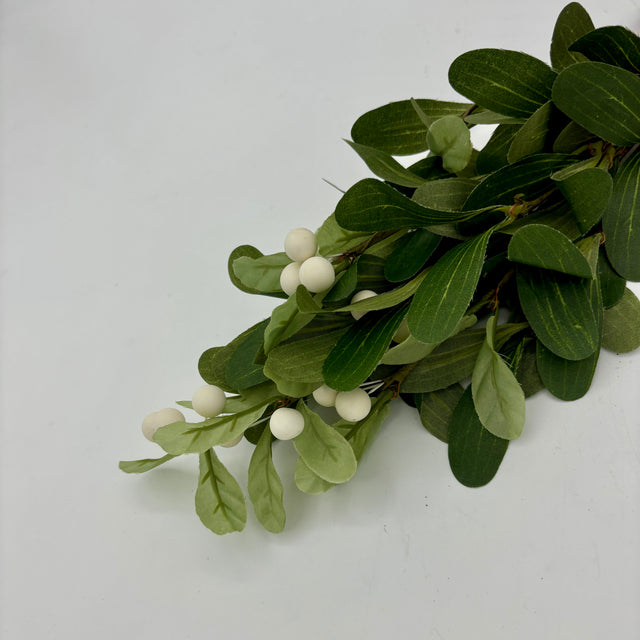 14" Mistletoe Bundle/ Red Velvet Bow