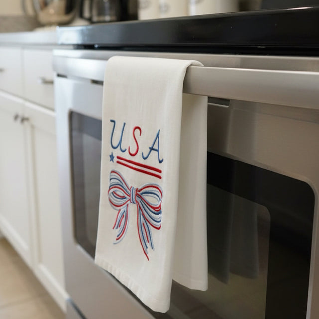 USA Bow Patriotic Hand Towel 20"x28"