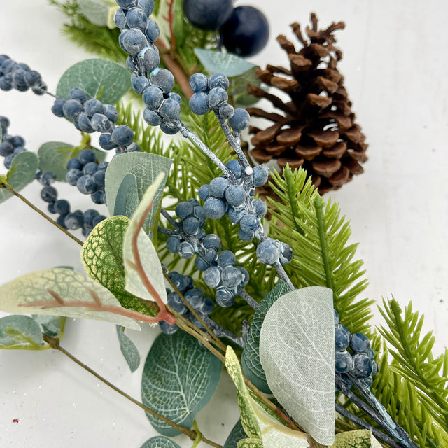 57" Blueberry/Pod Eucalyptus Cedar/Pine Garland