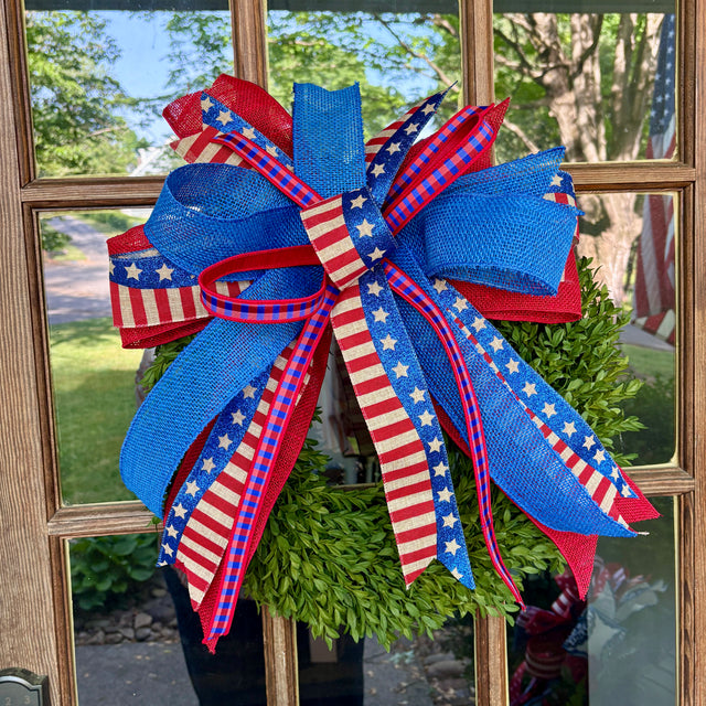 18" Freedom Fest Handtied Designer Bow